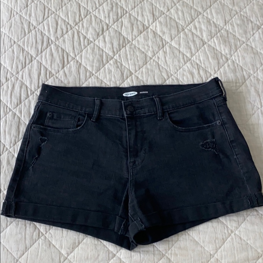 Old Navy black jean shorts